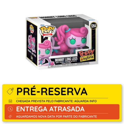 Figura Funko Pop Mommy Long Legs Poppy Playtime em embalagem de vinil