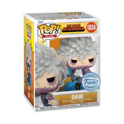 Figura Dabi My Hero Academia vinil em caixa Funko POP PLUS
