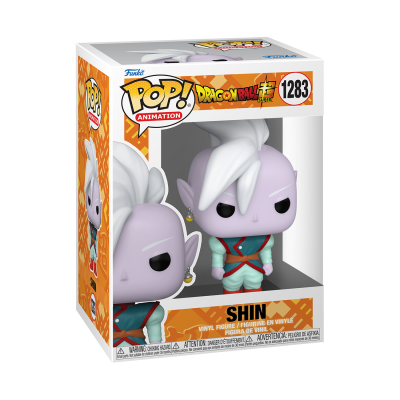 Figura Funko Pop! Shin Dragon Ball Super em caixa