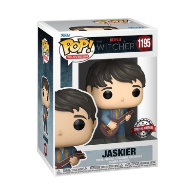 Figura Funko Pop! Jaskier da série The Witcher em caixa