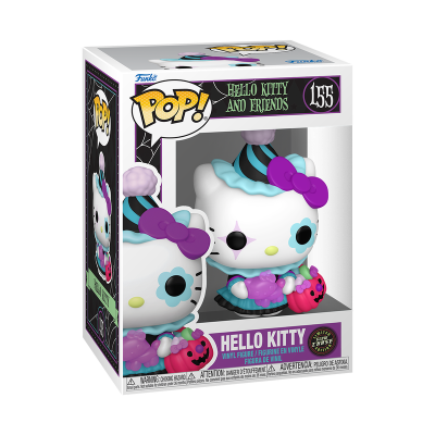 Figura de vinil Funko Pop! Hello Kitty com tema Halloween na caixa
