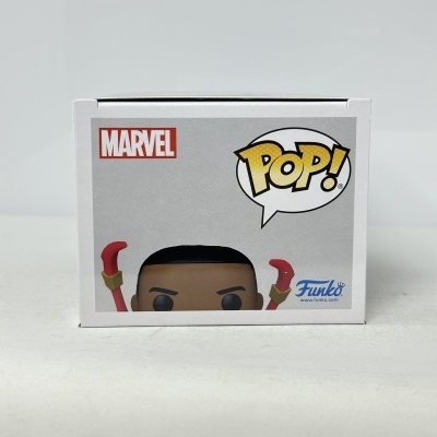 Embalagem Funko POP Marvel com boneco