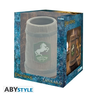 Caneca tipo caneco Prancing Pony em papelaria de coleção Lord of the Rings