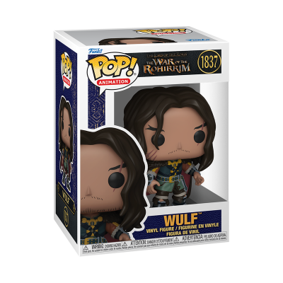 Figura Funko Pop! Wulf da série The Lord of the Rings: The War of the Rohirrim na caixa