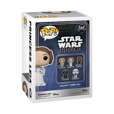 Embalagem Funko Pop! Princess Leia Star Wars Episode IV A New Hope