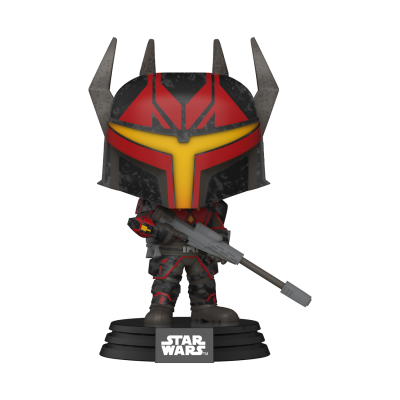 Figura Funko Pop Star Wars com capacete e arma
