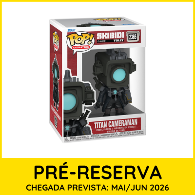 Figura Funko Pop! Titan Cameraman Skibidi Toilet nº 2365 em caixa