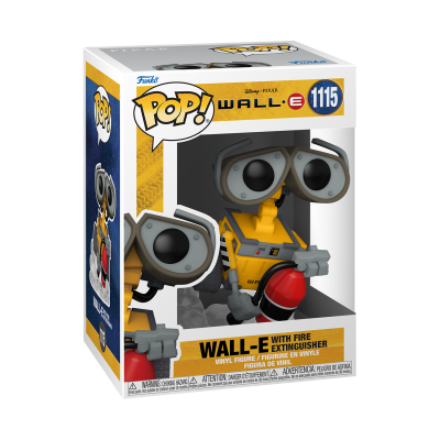 Figura Funko Pop! WALL-E com extintor de incêndio na caixa original