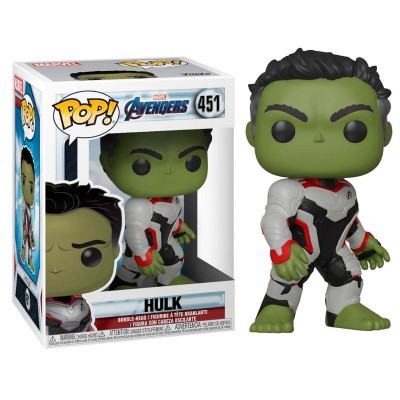 Figura colecionável Pop! do Hulk dos Avengers ao lado da caixa