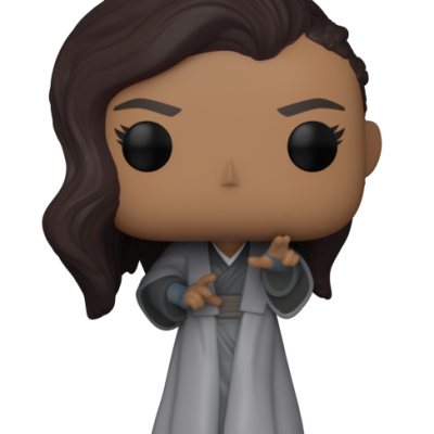 Figura Funko Pop com túnica cinzenta