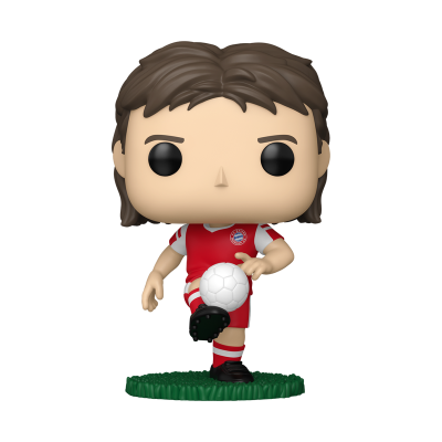 Figura Funko Pop jogador futebol Bayern Munique com bola e base verde