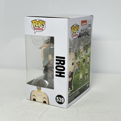 Caixa Funko Pop! Animation do personagem Iroh de Avatar The Last Airbender.