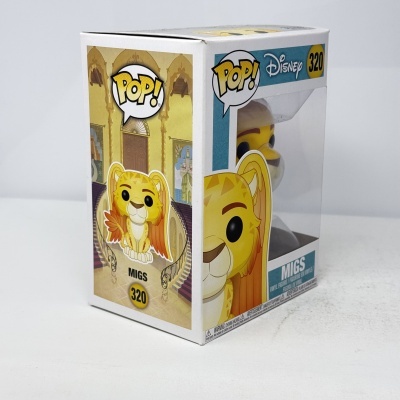 Boneco Funko Pop! Disney número 320 MIGS na embalagem