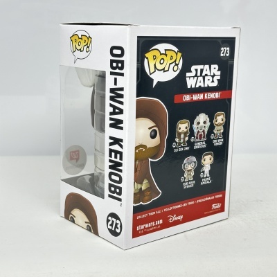Funko Pop Obi-Wan Kenobi Star Wars em caixa de cartão com janela transparente