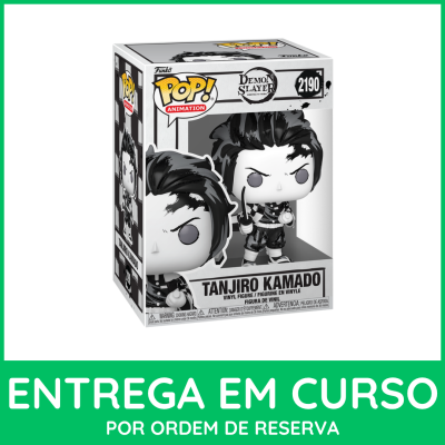 Figurinha Funko Pop! Tanjiro Kamado Demon Slayer em caixa