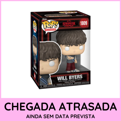 Figura Pop! Vinil Will Byers Stranger Things na embalagem