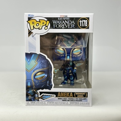 Funko Pop! Black Panther Wakanda Forever Aneka Midnight Angel nº1178 na caixa