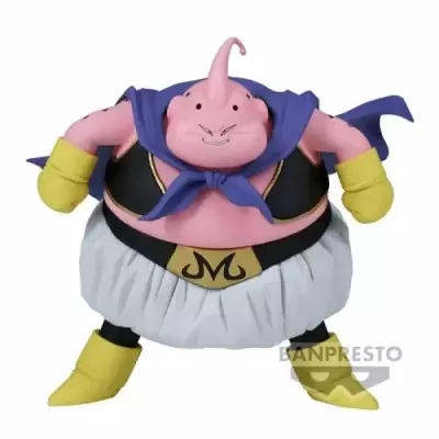 Figura de ação de personagem cor-de-rosa com capa azul e luvas amarelas
