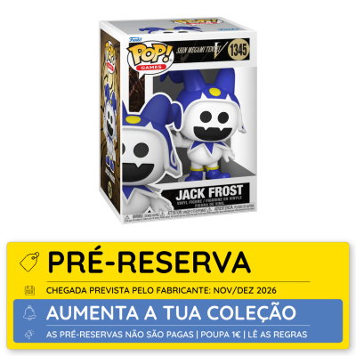 Figura Funko Pop! Jack Frost Shin Megami Tensei V número 1345 na caixa