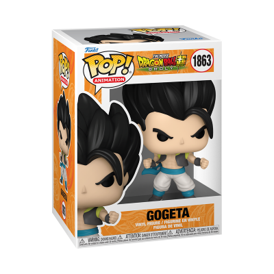 Figura de vinil Funko Pop! de Gogeta da série Dragon Ball Super em caixa