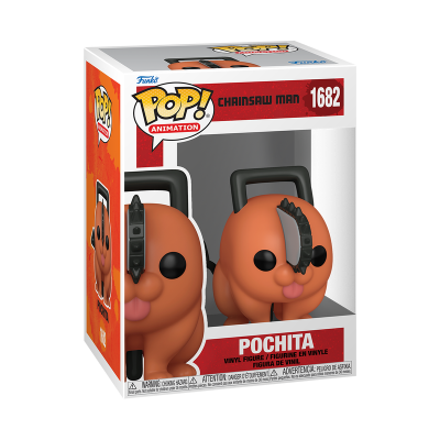 Funko Pop Pochita de Chainsaw Man em embalagem