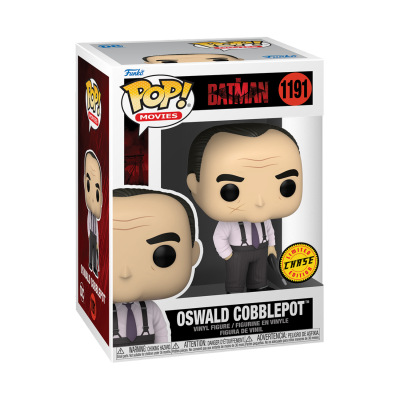 Figura Funko Pop Oswald Cobblepot Batman na caixa