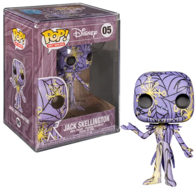 Figura Funko Pop! Jack Skellington Art Series com embalagem