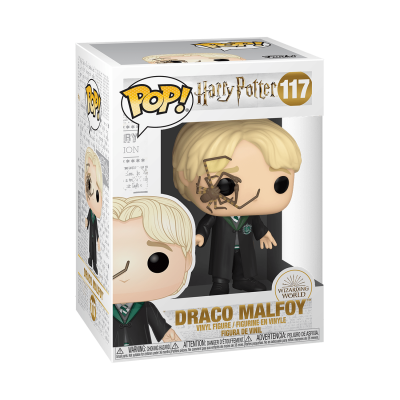 Figura de vinil Pop! Harry Potter Draco Malfoy com aranha