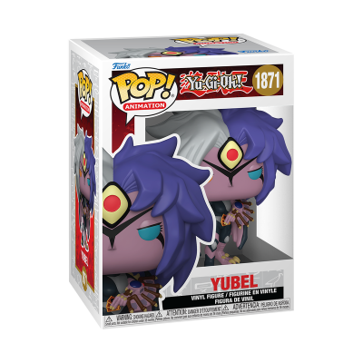 Boneco Funko Pop! Animation Yubel Yu-Gi-Oh! vinil na caixa.