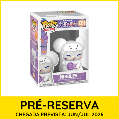 Figura de vinil Nibbles Tom and Jerry Funko Pop! Animation na caixa
