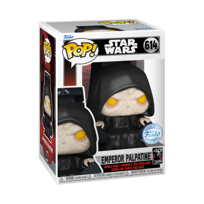 Funko Pop! Emperor Palpatine do Star Wars na embalagem