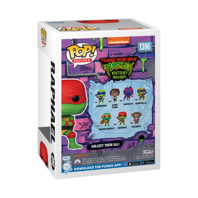Caixa Funko Pop! Raphael Teenage Mutant Ninja Turtles Mutant Mayhem