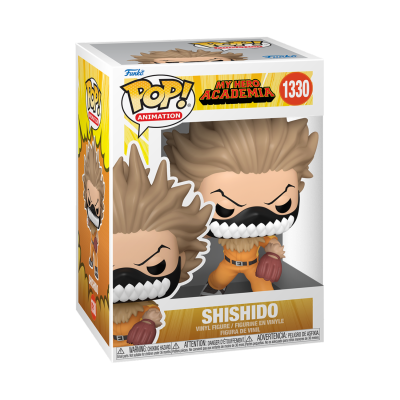 Figura Funko Pop! Shishido My Hero Academia vinil dentro da caixa