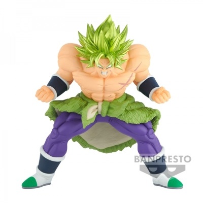 Figura de ação de personagem com cabelo verde, roupa roxa e saia de folhas verdes