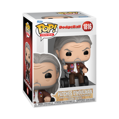 Figura Funko Pop Patches OHoulihan de DodgeBall em embalagem