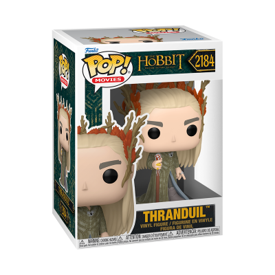 Figura Funko Pop! Thranduil da trilogia The Hobbit na embalagem
