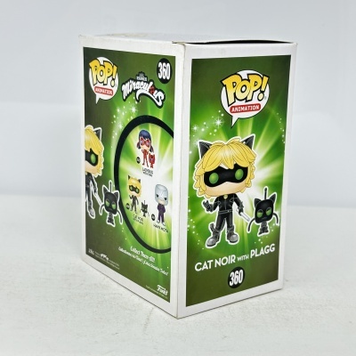 Embalagem Funko Pop! Cat Noir com Plagg Miraculous