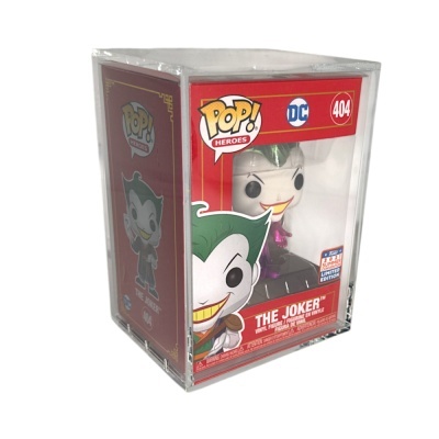 Figura Funko Pop! The Joker número 404 em caixa vermelha
