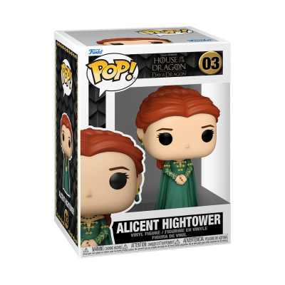 Figura Funko Pop! Alicent Hightower de House of the Dragon número 03 na caixa