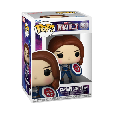 Funko Pop Captain Carter Stealth Suit número 968 na caixa