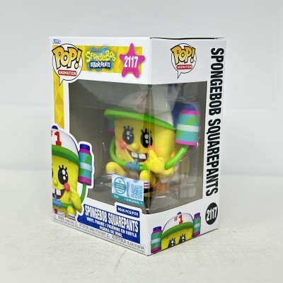 Funko Pop! de SpongeBob SquarePants na embalagem original