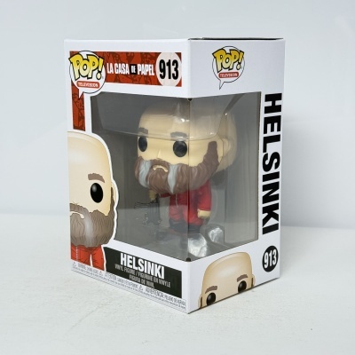 Figura Funko Pop! Helsinki La Casa de Papel com embalagem branca e janela transparente