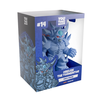 Caixa com figura de vinil azul Obelisk The Tormentor