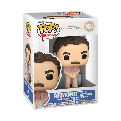 Figura Funko Pop! Armond com mala da série The White Lotus