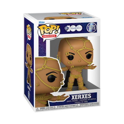 Figura Funko Pop! Xerxes com detalhes dourados na caixa original