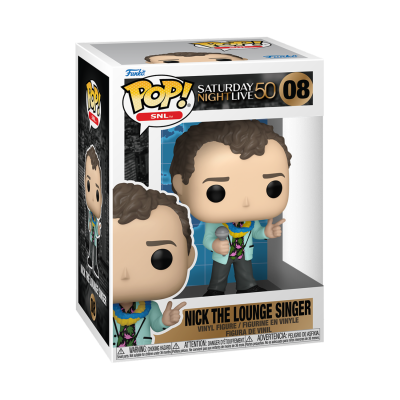 Figura Funko Pop! Nick The Lounge Singer, Saturday Night Live, caixa original.