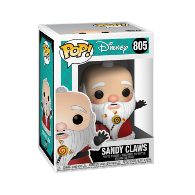 Boneco Funko Pop! Disney Sandy Claws na caixa