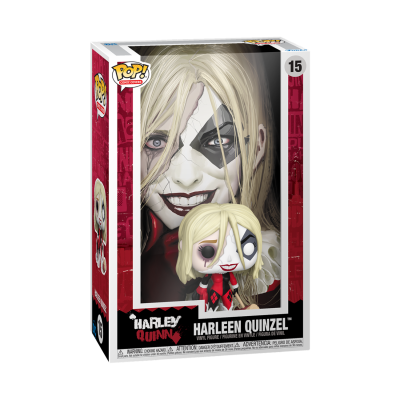 Boneco Funko Pop! Harleen Quinzel na embalagem