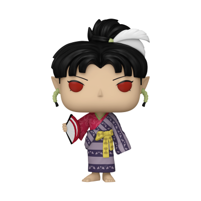 Figura Funko Pop personagem tradicional com leque e vestido colorido