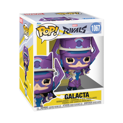 Figura colecionável Funko Pop! Marvel Rivals Galacta na caixa